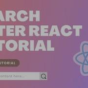 Search Filter React Tutorial Search Bar In React