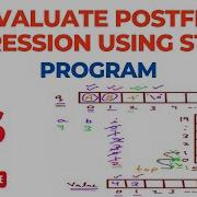 Program To Evaluate Postfix Expression Using Stack Data Structures Download Code