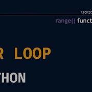 For Loop And Range In Python