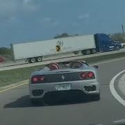 STRAIGHT PIPED FERRARI 360 MODENA DOES HIGHWAY PULL