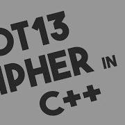 ROT13 Encryption And Decryption In C