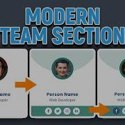 Responsive Team Section Design 2021 Html Css And Bootstrap JC Design