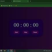 Stopwatch Project Using Html Css Javascript