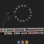 Making A Cool Circle Mousemove Using HTML CSS And JavaScript