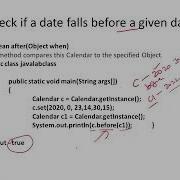Java Programming Calendar Class Methods Exercise