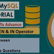 15 SQL BETWEEN NOT BETWEEN Operator IN NOT IN Operator In SQL Example Practice Question