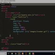 How To Create A Preloader Screen In JQuery Show Loading Screen While Page Load With JQuery