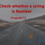 Check Whether A String Is Numeric In Java
