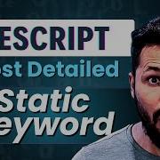 TypeScript Tutorial In Hindi 30 Static Keyword