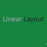 Layouts Linear Layout In Android