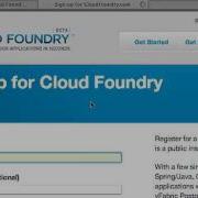 Getting Started With Cloud Foundry