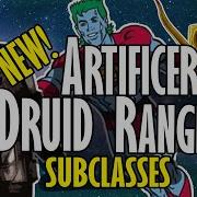 Davvy Talks About The New Artificer Druid And Ranger Subclasses