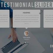 Testimonial Slider Owl Carousel HTML CSS JQuery