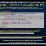 Part 161 Binding Asp Net Treeview Control To Web Sitemap File Using Sitemapdatasource Control