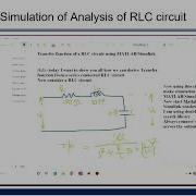 TRANSFER FUNCTION OF RLC CIRCUIT USING MATLAB SIMULATION