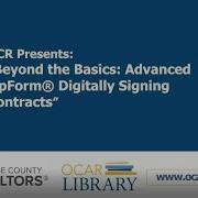 OCR Training Update Digitally Signing Documents Using Docusign Or DigitalInk