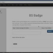 Bootstrap Badge