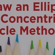 Draw An Ellipse By Concentric Circle Method Shorts Viral Engineeringdrawing Ellipse