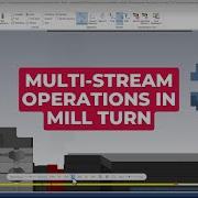 Synchronize Multi Stream Operations In Mill Turn