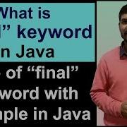 Final Keyword In Java With Examples Hindi