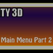 Unity 3D Tutorial Main Menu Part 2