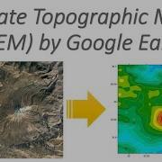 Create Topographic Map DEM By Google Earth