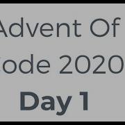Advent Of Code 2020 Day 1