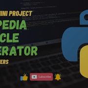7 Wikipedia Article Generator Python Mini Project Jr Eternal