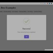 Пример использования SweetAlert2 на JavaScript создание всплывающих оповещений в браузере полн