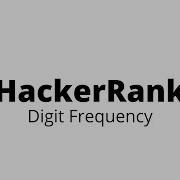 Digit Frequency HackerRank Solution