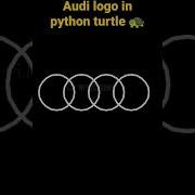 Make Audi Logo In Python Turtle Program Python Pythonturtle Codingstatus Programming
