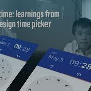 53 Selecting Time Learnings From Material Design Time Picker