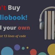 Build Your Own Audiobook Using Python