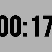 17 Second Timer Without Music Simple Countdown With Alarm At The End
