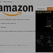 4 6 MATRIX MEDIAN Binary Search Interviewbit Binarysearch Interview