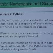 Tutorial 15 Python Namespace And Scope