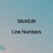 SlickEdit Line Numbers