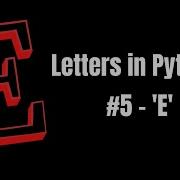 Make The Letter E In Turtle