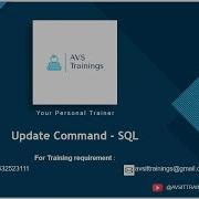 How To Use Update Command In SQL Server