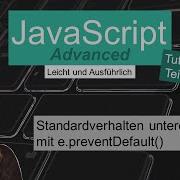 E PreventDefault JavaScript Advanced Tutorial Deutsch Teil 25