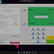 ATM Machine Interface In Java Demo Video