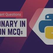 Python Dictionary MCQs Top 20 Python Dictionary Questions And Answers Tpoint Tech