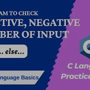 C Program To Check Positive Negative Number Of User Input Integer EduCodeSam