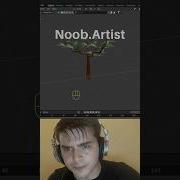 Noob Vs Pro Artist Creating Trees Blendertutorial Blender Blendercommunity Blender3d B3d