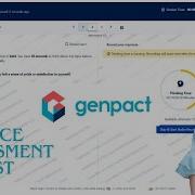 Genpact Test Live Interview