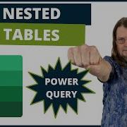 Excel Power Query Tutorial Transforming Nested Tables
