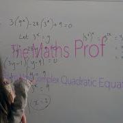 The Maths Prof Solving More Complex Quadratic Equations Substitution