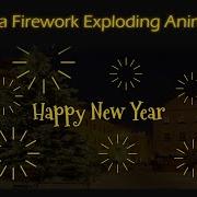 Exploding Fireworks Animation With HTML And CSS Happy New Year