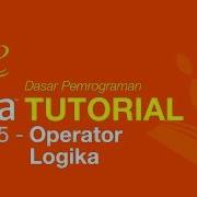 Belajar Java Dasar 15 Operator Logika