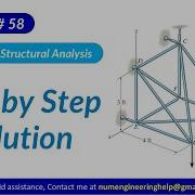 6 58 The Space Truss Is Supported By A Ball And Socket Joint At D